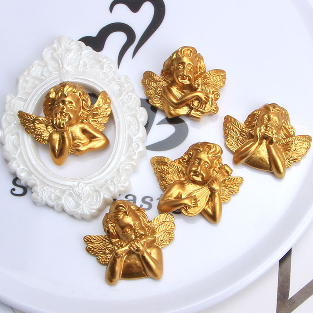 15 個樹脂エンジェルアクセサリークラフト DIY チャーム - Craft Embellishments のレビューと価格