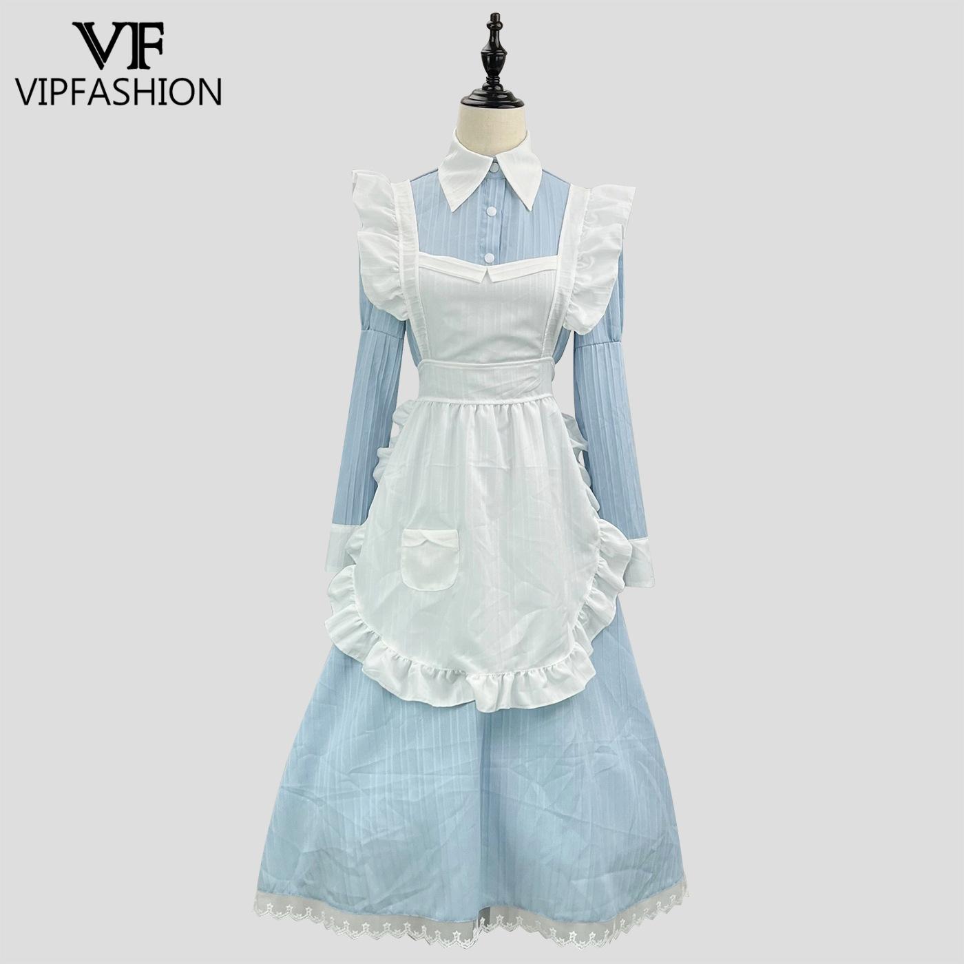 VIP ファッションビクトリア朝のメイドドレスロリータコスプ - Embellish Knit のレビューと価格