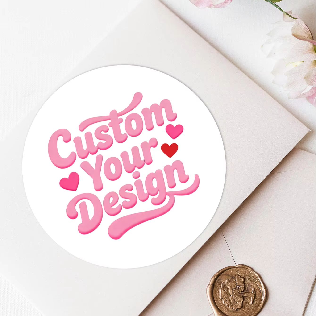 1～120枚入りカスタムラウンドステッカー、写真、ロゴ、テキ - Embellishments For Scrapbooking のレビューと価格