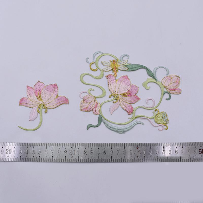 1 個 DIY 服工芸品刺繍花アップリケ生地襟縫い付けアイロ - Applique Patch Flower のレビューと価格