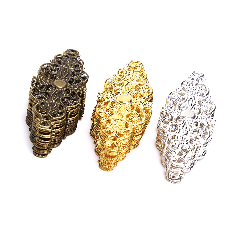 20 個ペンダントフィリグリーフラワーラップコネクタ金属混合 - Craft Embellishments のレビューと価格