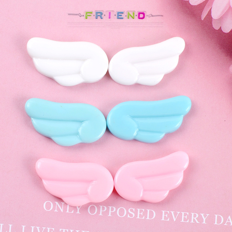 10個かわいいかわいい天使の羽売春樹脂カボションスクラップブ - Craft Embellishments のレビューと価格