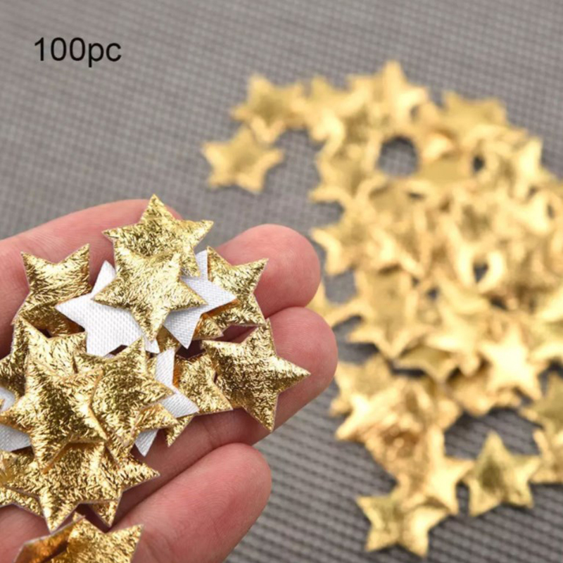 100 個ゴールド/シルバー星クリスマスパーティーの装飾泡生 - Embellishments For Scrapbooking のレビューと価格